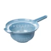Creative circular vegetable and fruit storage sink vegetable basket with hollowed-out draining basket for home kitchen Item Picture